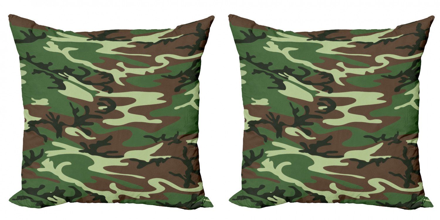 Kissenbezüge Modern Accent Doppelseitiger Digitaldruck, Stück), Abakuhaus American Classic Woodland (2 Camo