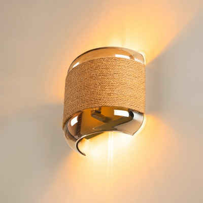 SLV Spiegelleuchte Wandleuchte Pantilo Rope in Gold G9, keine Angabe, Leuchtmittel enthalten: Nein, warmweiss, Badezimmerlampen, Badleuchte, Lampen für das Badezimmer