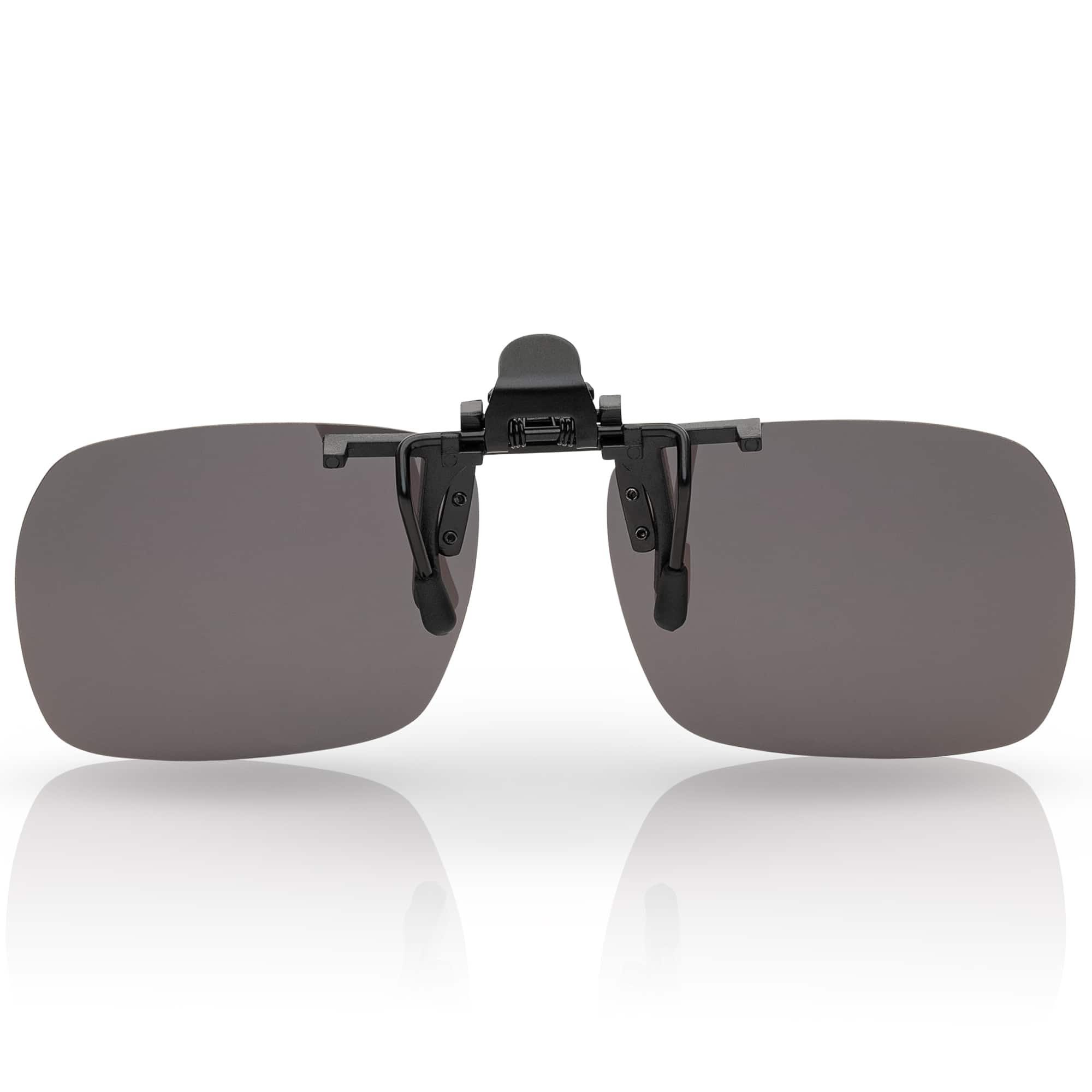 (1-St) Sonnenbrille Grau BEZLIT polarisierten Polarisiert mit Brillen Eyewear Linsen Aufsatz On Clip