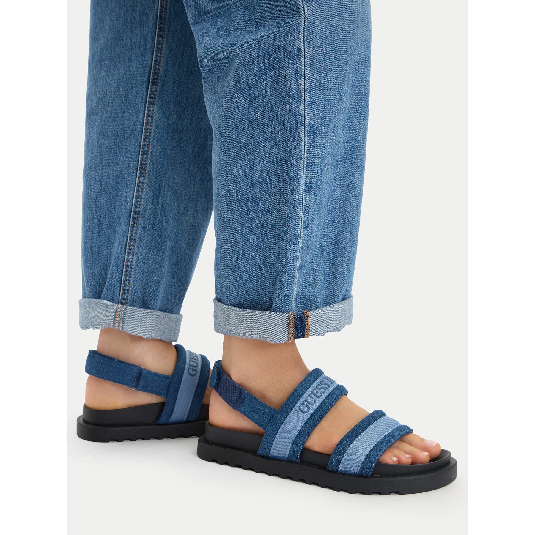 GUESS JEANS Guess Jeans Damen-Sandalen Blau Sandale