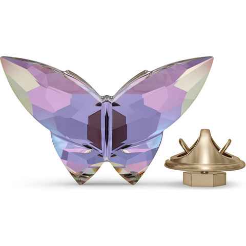 Swarovski Dekoobjekt Jungle Beats Schmetterling Magnet, violett, klein, 5572153 (1 St), Swarovski® Kristall