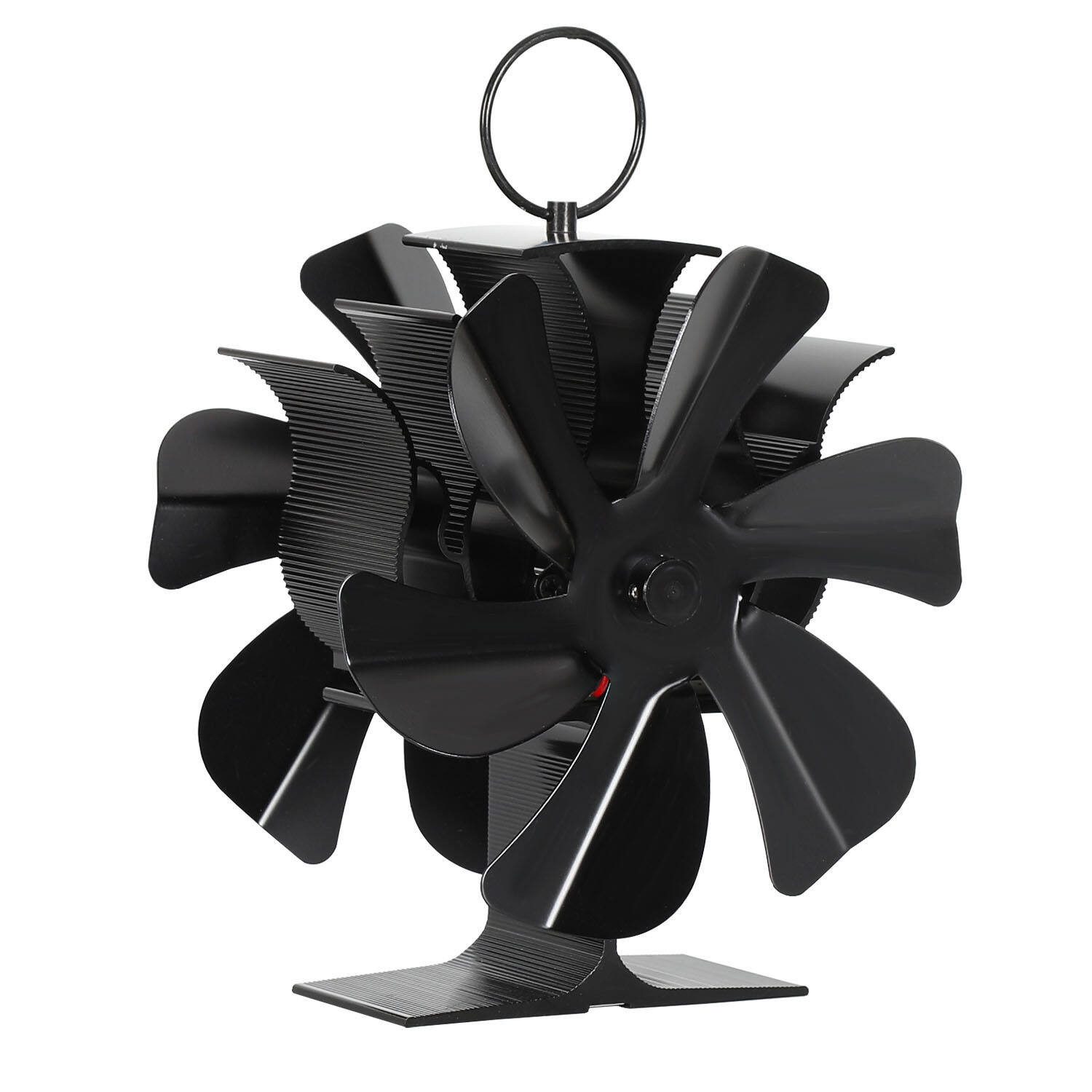 Clanmacy Kaminventilator Zweiseitiges Modell Ofenventilator inkl. Thermomet günstig online kaufen