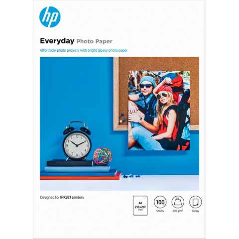 HP Fotopapier Everyday glänzend - A4 (210 x 297 mm) - 100 Blatt