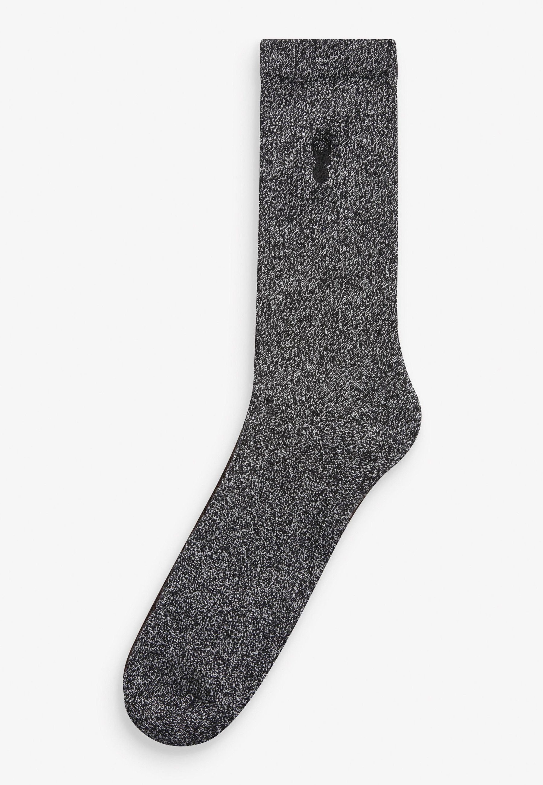Next Kurzsocken Schwere Socken, 4er-Pack Grey (4-Paar)