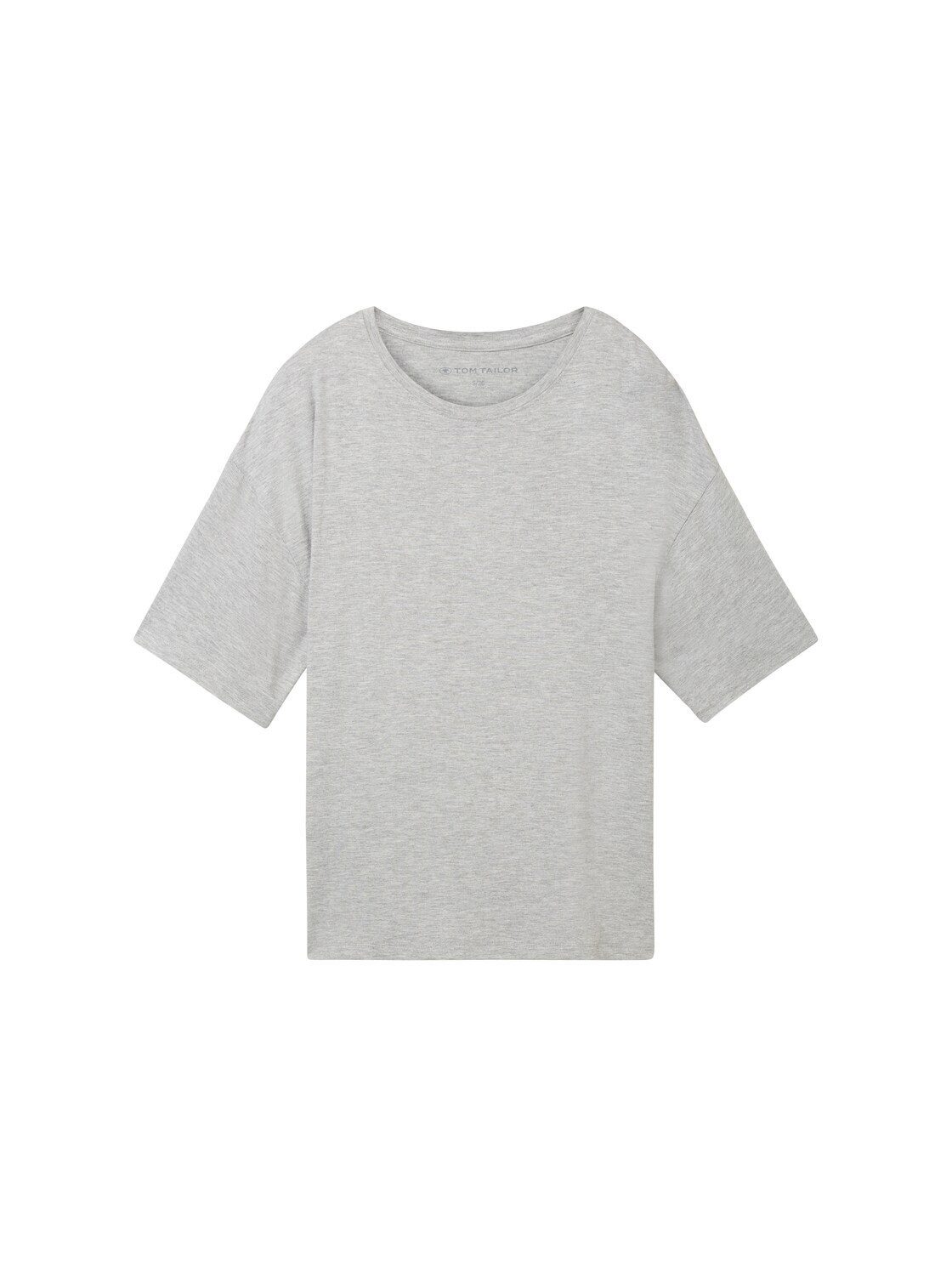TOM TAILOR Pyjamaoberteil Bodywear (im Einserpack) Loungewear T-Shirt in Melange Optik