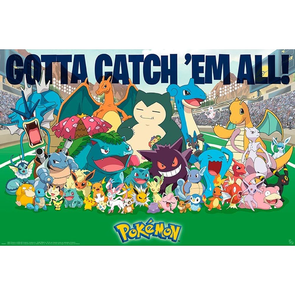 GB eye Плакат All Time Favorites - Pokémon, All Time Favorites