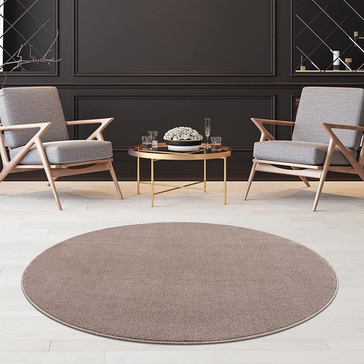 Jimri Teppich Lotus Wohnzimmer Teppich Einfarbig günstig online kaufen