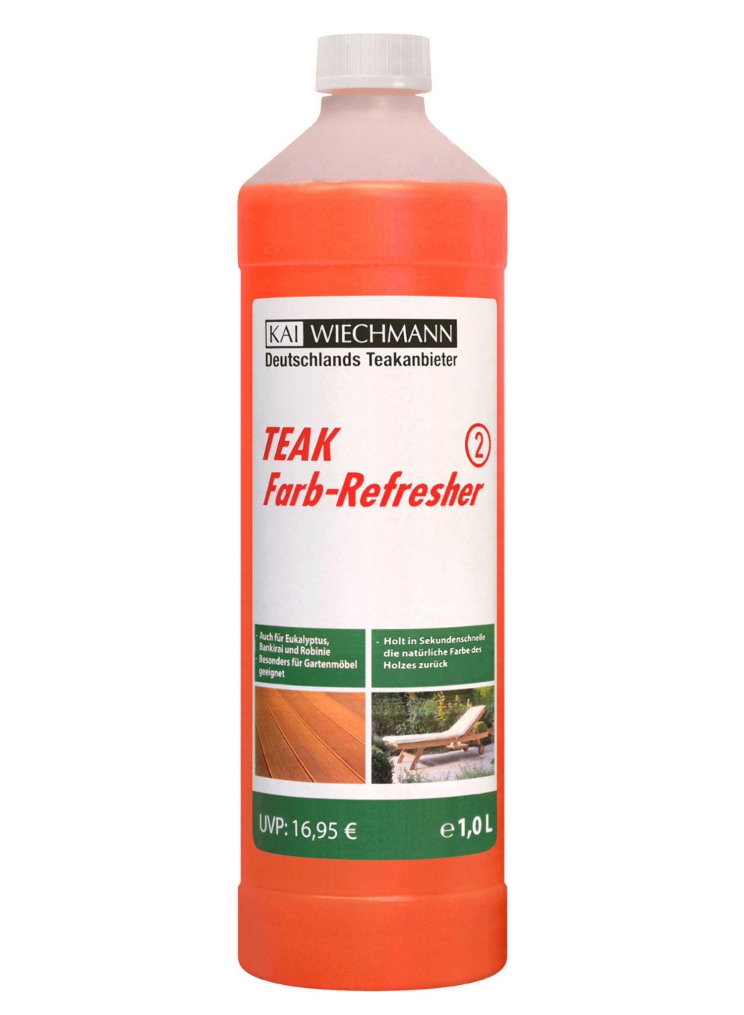 Kai Wiechmann GartenpflegeSet Teak FarbRefresher Teakpflege zum