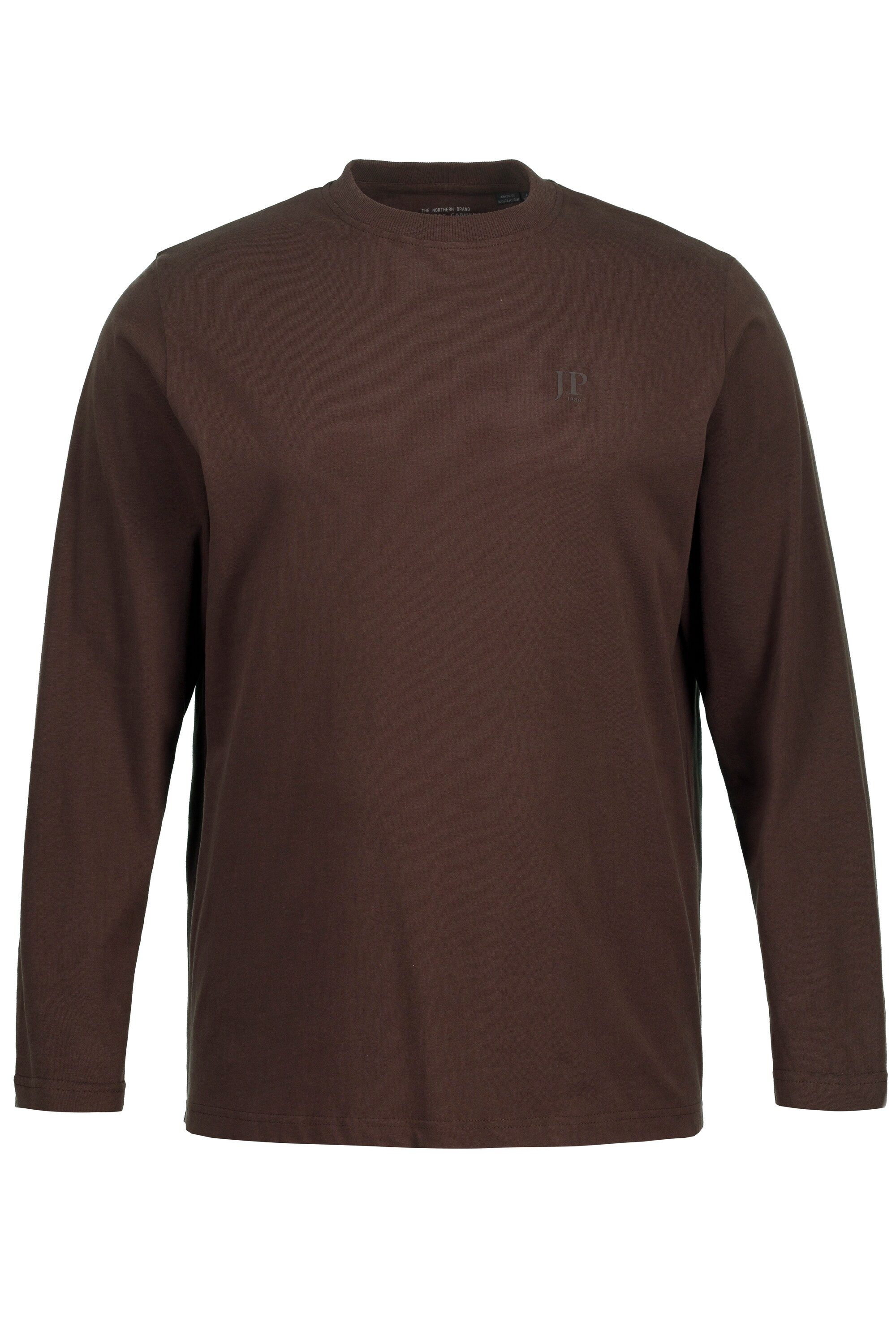 JP1880 T-Shirt bis 8XL Langarmshirt Sweatshirt mit Logo-Stickerei günstig online kaufen