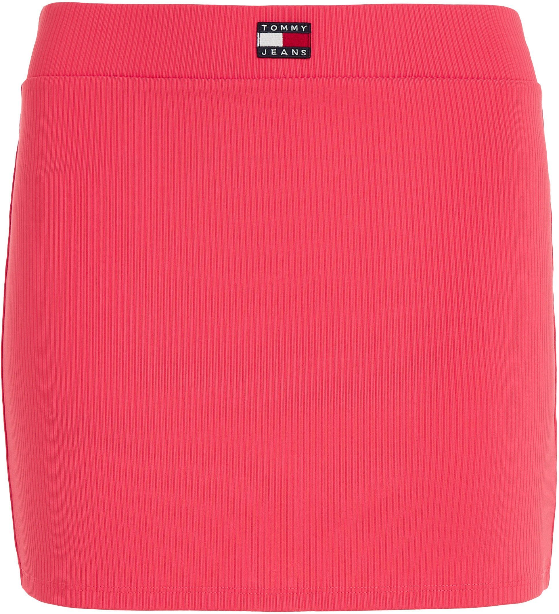 Tommy Jeans RISE Minirock SKIRT LOW BADGE Laser-Pink MINI