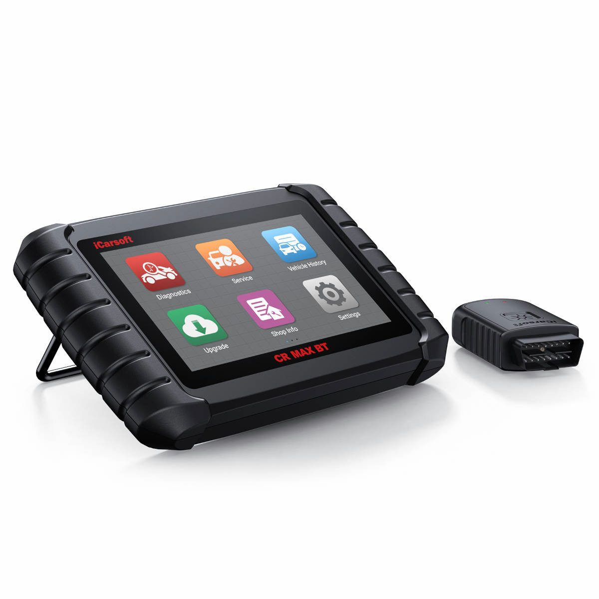 iCarsoft OBD2-Diagnosegerät CR MAX BT für 58 führende Fahrzeugmarken, Kabellos, Bluetooth, Diagnose-, Wartungs- und Servicefunktionen