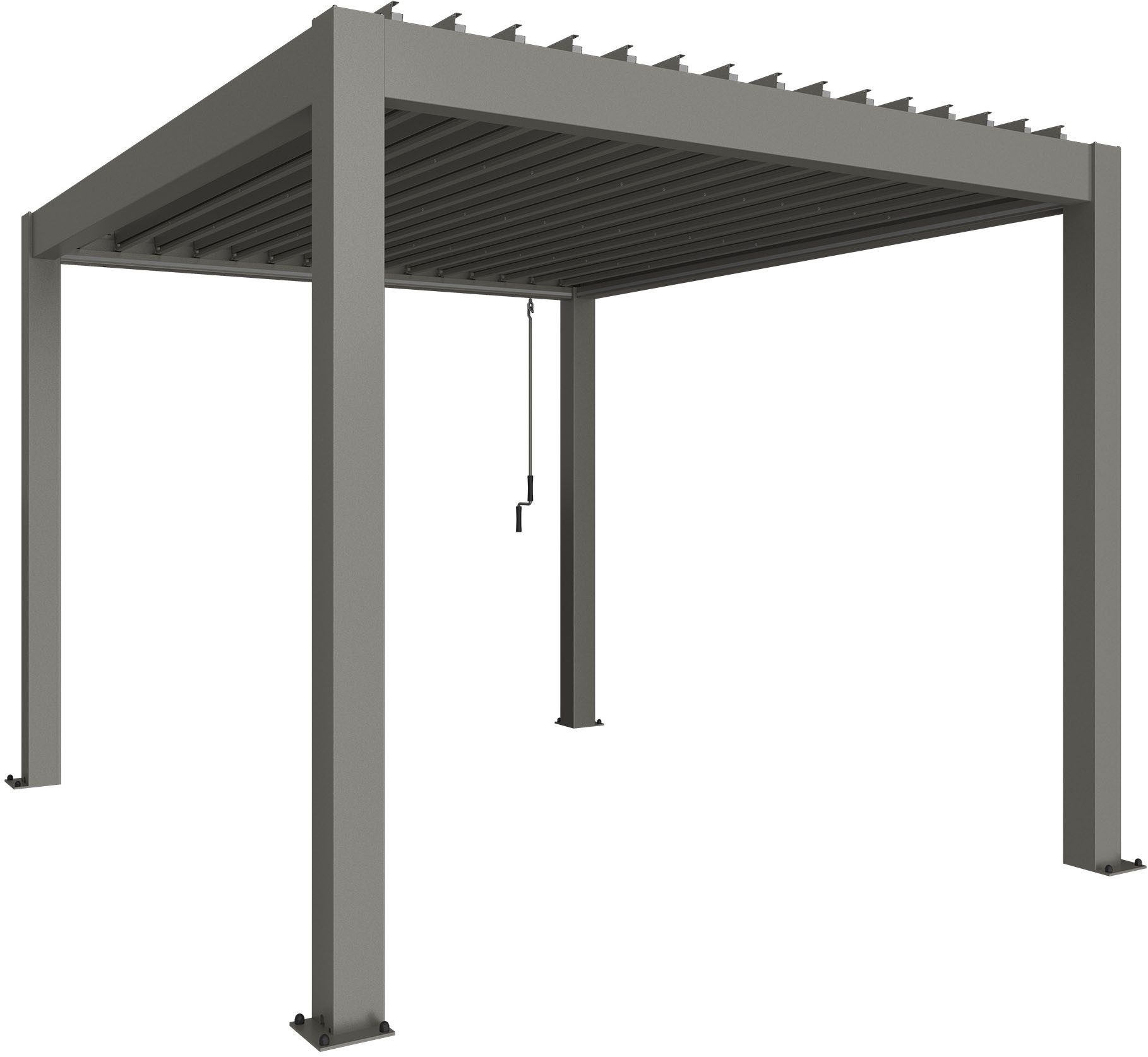 Biohort Pergola 3x3,5 m, verschiedene Farben, 312x367,5x264 cm, ausgezeichnet mit dem Red Dot Design Award