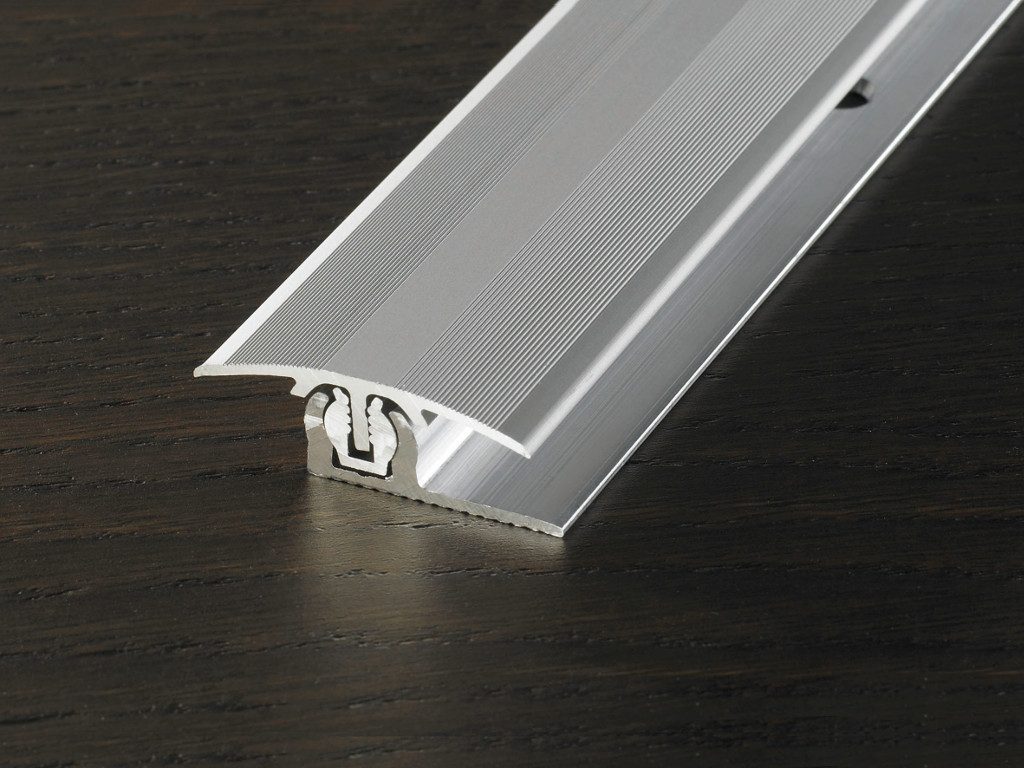PRO Line Übergangsprofil Übergangsprofil PROVARIO Universal Aluminium eloxiert Silber