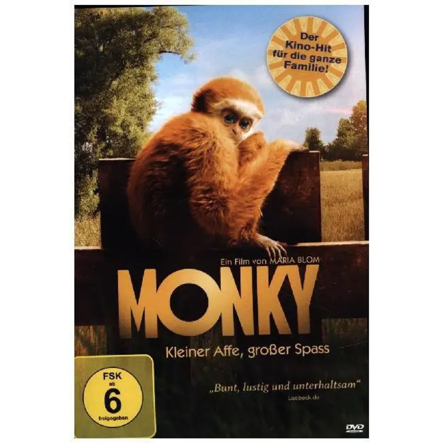 PLAION DVD Monky - Kleiner Affe, großer Spass, 1 DVD