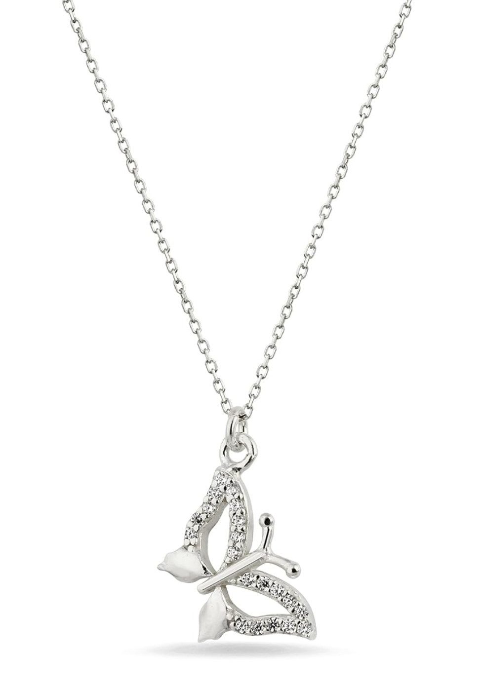 Einzelstück Charm-Kette Rebirth Halskette mit Schmetterling günstig online kaufen