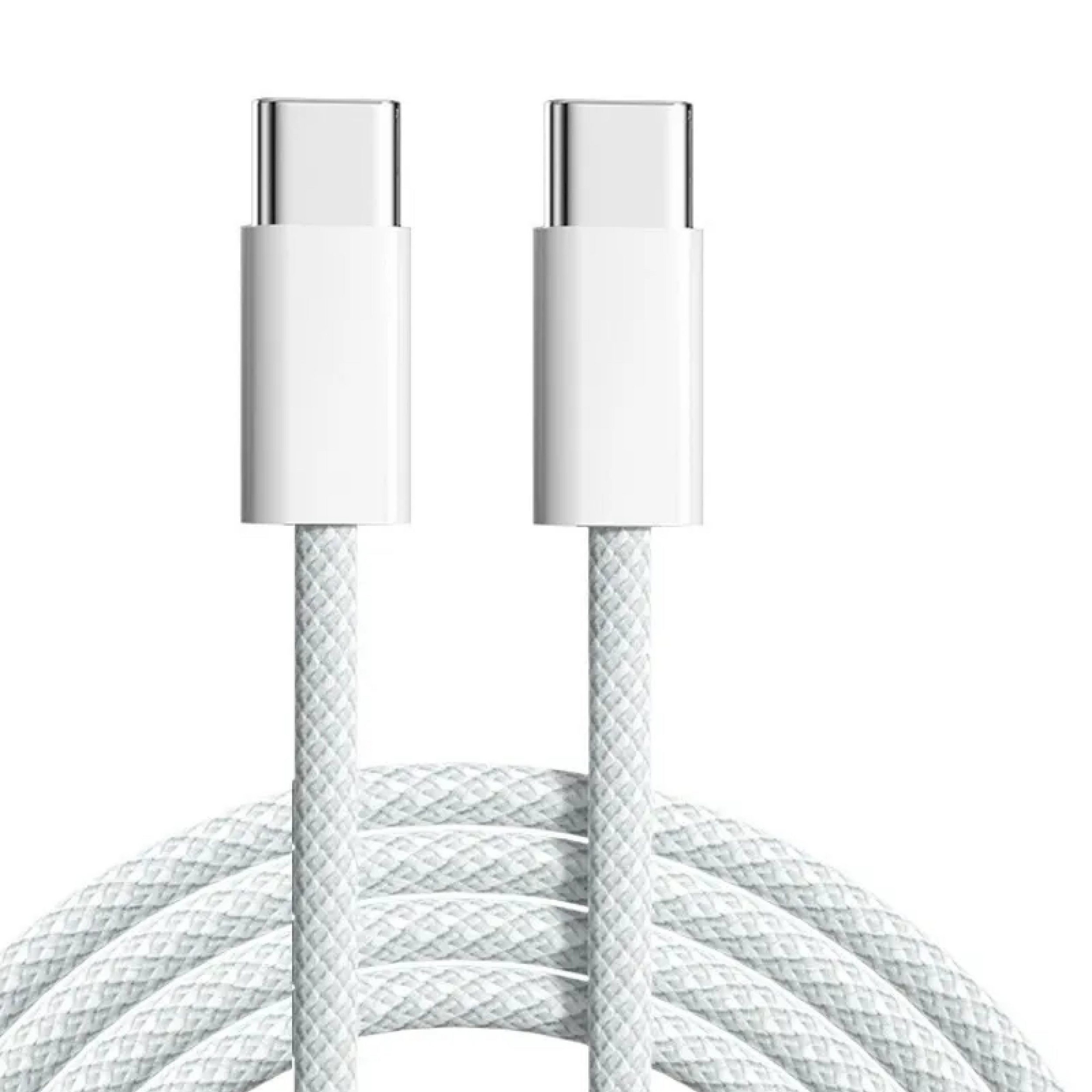 Futurea iPhone USB-C Kabel 60W Ladekabel 1m 2m USB-C Lightning Smartphone-Kabel, USB-C, USB-C (200 cm), für iPhone 16 17 18 Pro Max Plus, iPad, MacBook Air, Samsung, Google