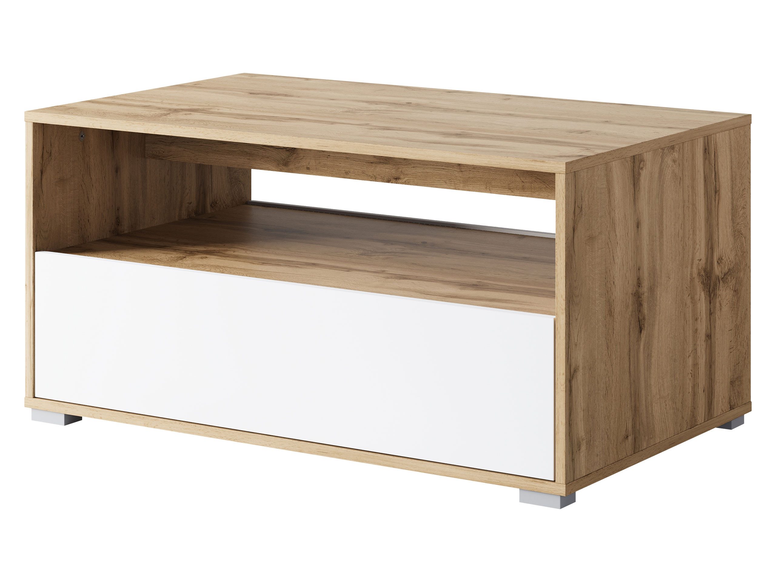 MIRJAN24 Couchtisch Nairobi II S02 (mit zwei Klappen), Bremsklappenhalter, 90x55x45 cm
