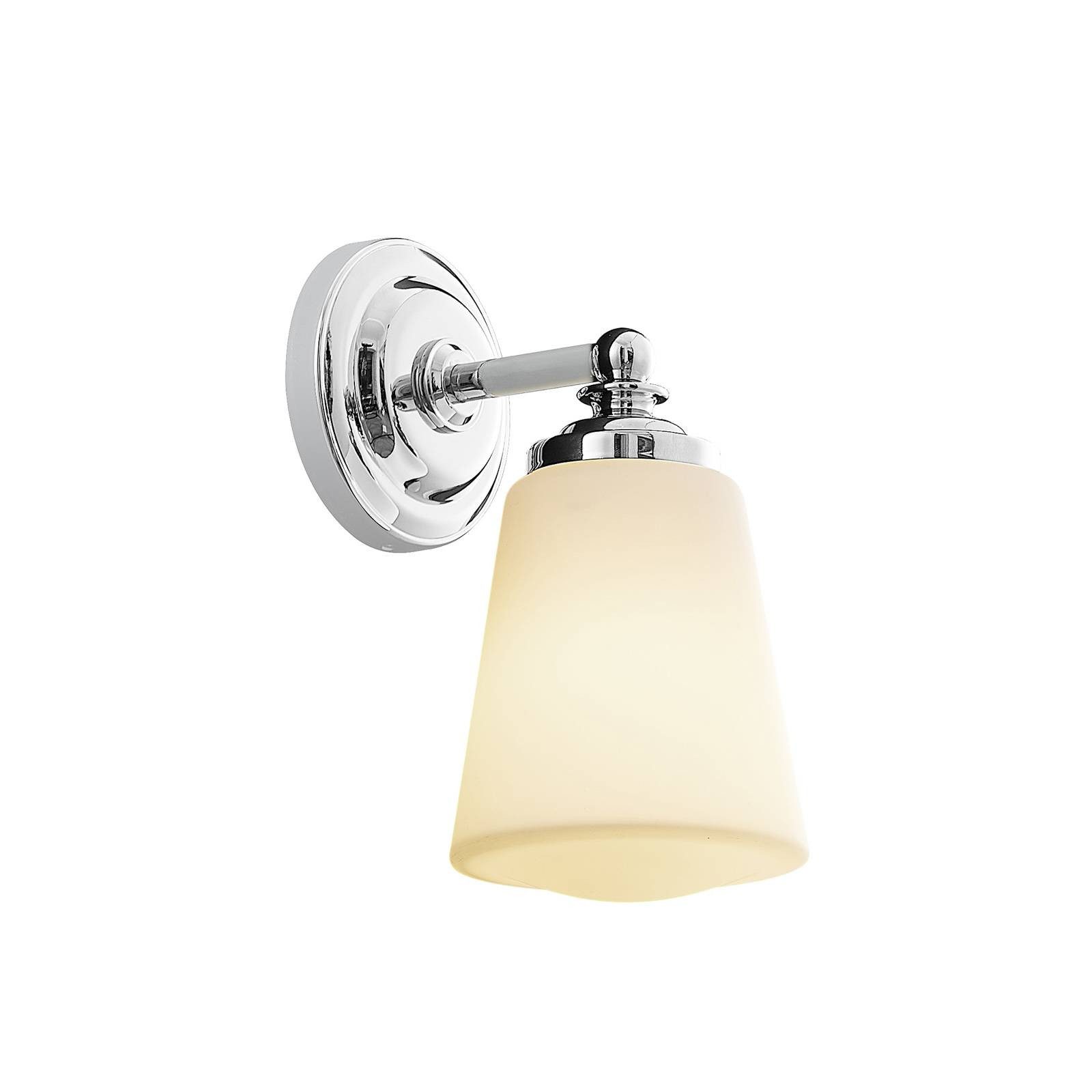Arcchio Wandleuchte Mahdi, Glas Chrom IP44, 1 x 10 W LED