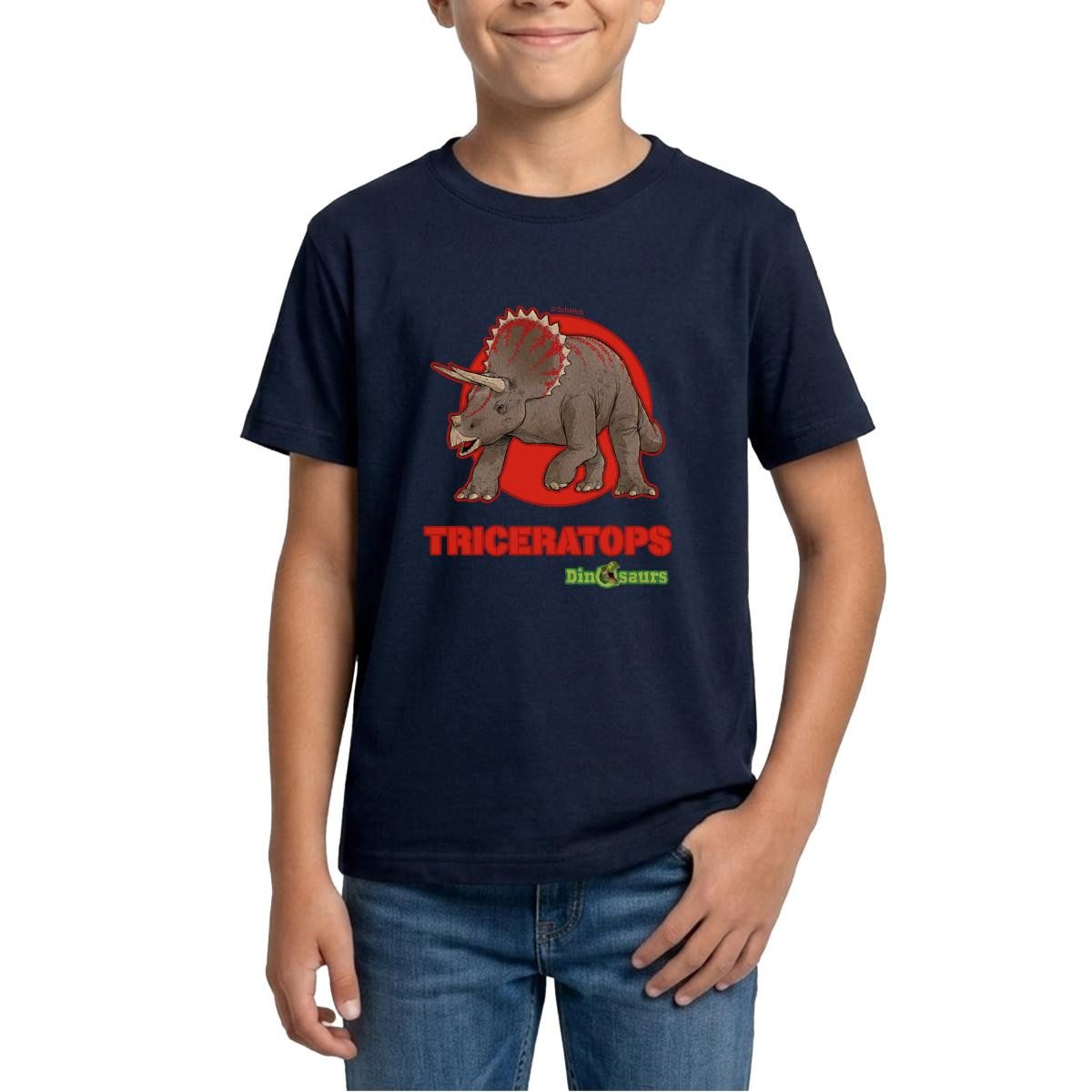 T-Shirt Dinosaurier Triceratops Pflanzenfresser Teenager T-Shirt