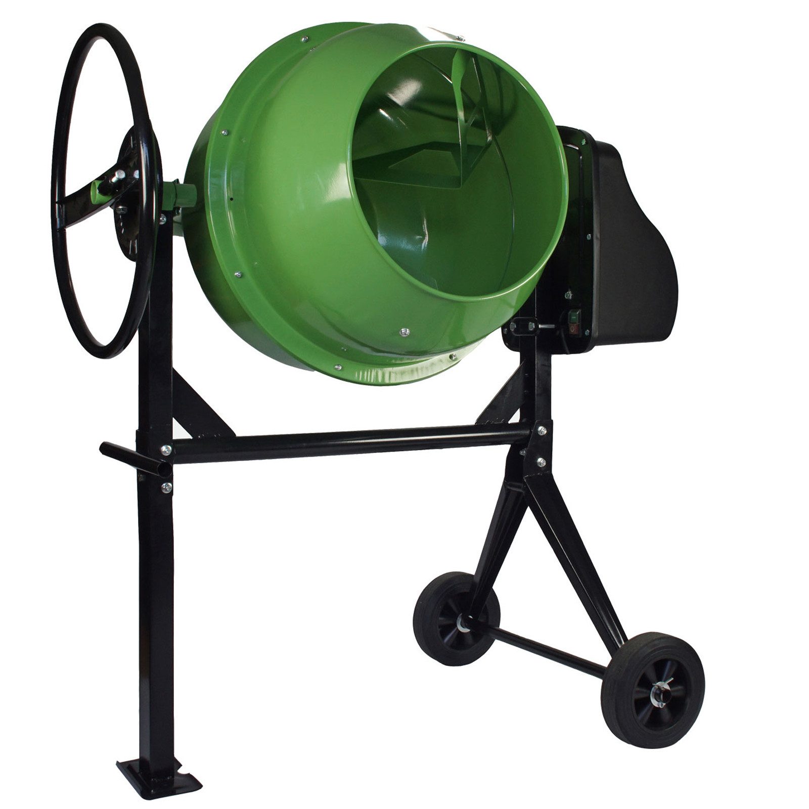 TRUTZHOLM Бетономешалки 140 Liter 550 W 30 U/Min Zementmischer für Beton, Mörtel, Gips, (Artikel, 1 St), stabil