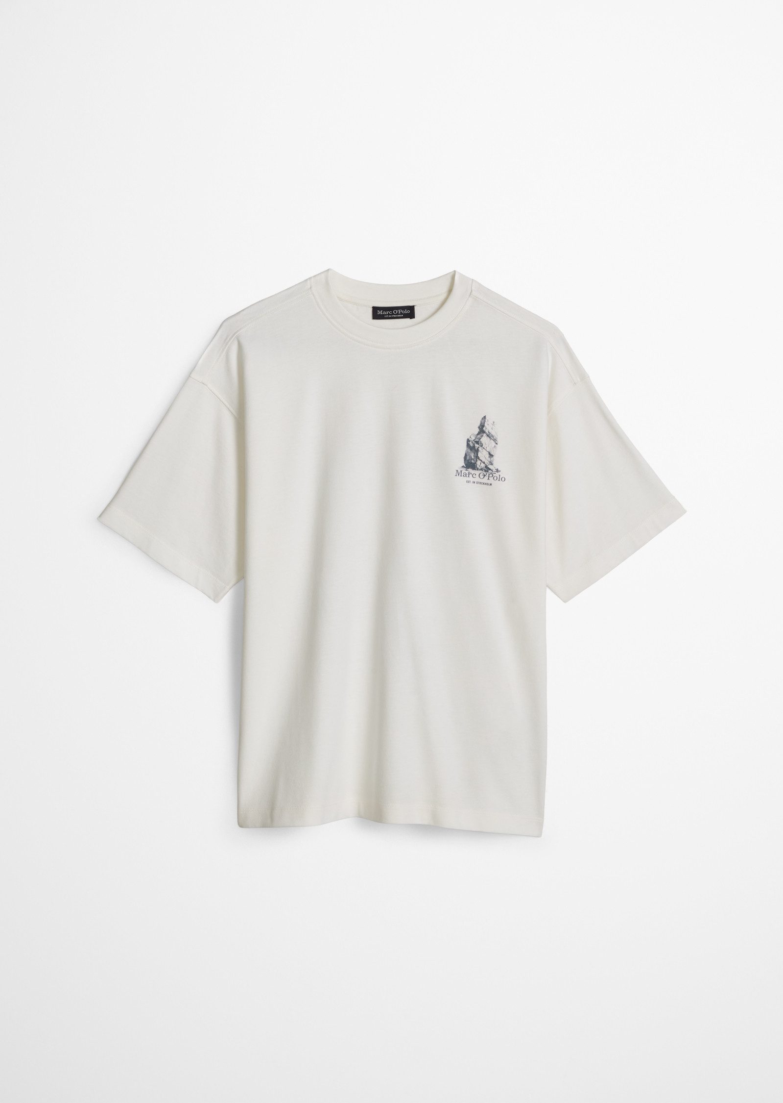 Marc O'Polo T-Shirt Kn.-T-Shirt mit großem Rückenprint