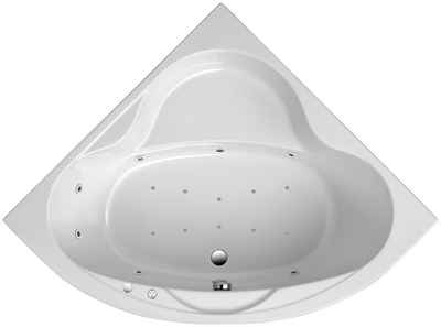 OTTOFOND Whirlpool-Badewanne »Sara«, (1-tlg), Typ Premium, chrom und Farblichtscheinwerfer