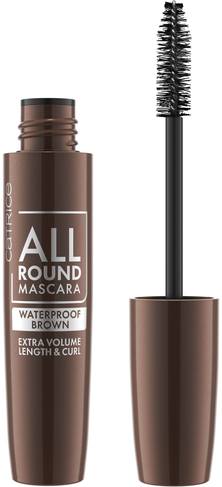 Catrice Тушь Allround Тушь Waterproof Brown, Perfekt für dezente, alltagstaugliche Wimpern mit Definition