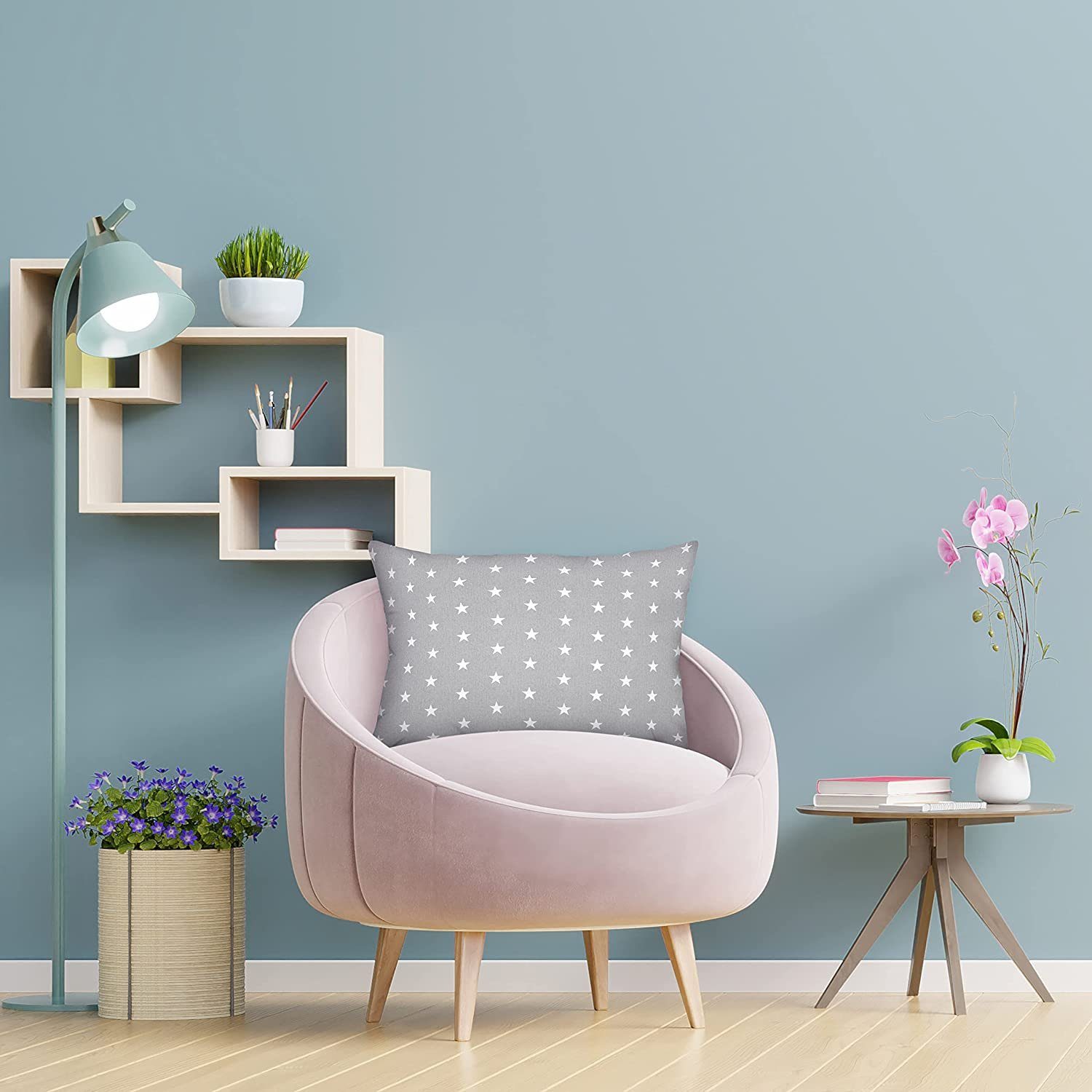 Amilian Kissenbezug Kopfkissenbezug: 60x40 mit Reißverschluss, Wunderschöne günstig online kaufen