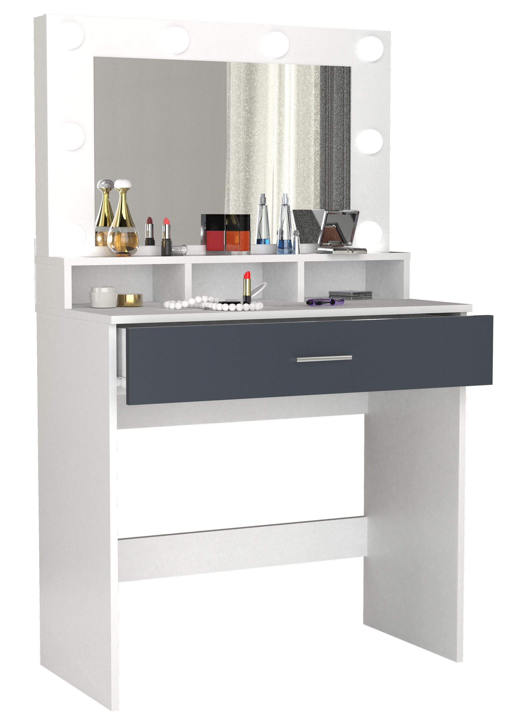 VCM Schminktisch Schminktisch Frisiertisch Schublade Spiegel Kosmal günstig online kaufen