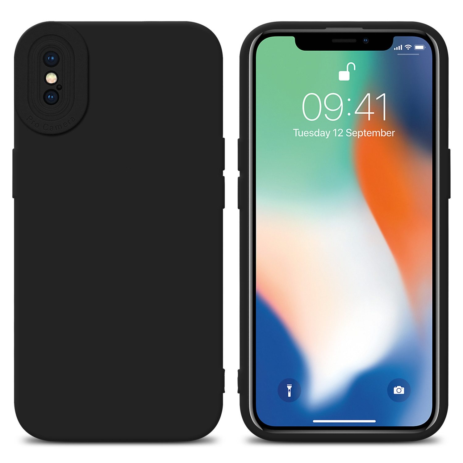 Cadorabo Handyhülle für iPhone X / XS Hülle Apple iPhone X / XS, Hülle Schutzhülle TPU Silikon Case Cover