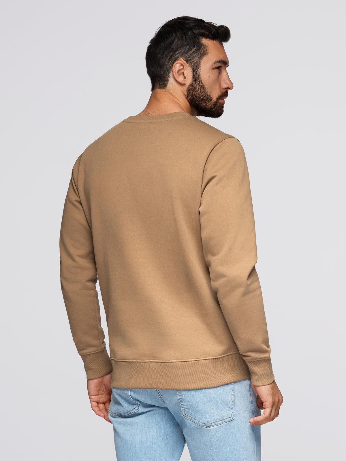 OMBRE Sweatshirt Herren BasicSweatshirt mit Rundhalsausschnitt
