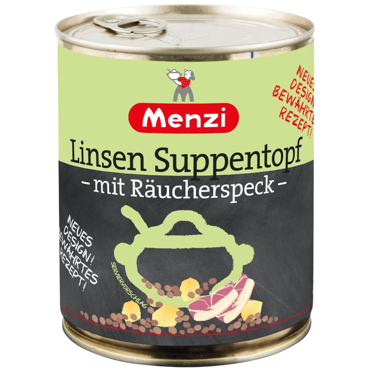 Menzi Fertiggericht, Tafelfertiger Eintopf Linsen