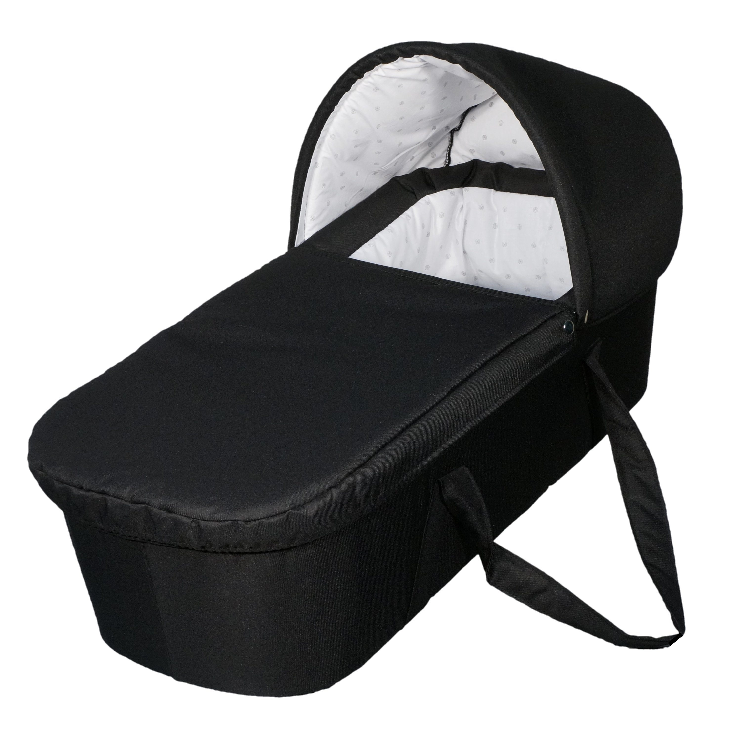 Eichhorn Kinderwagen Babywanne feste Baby-Tragetasche Liegefläche schwarz "basic", waschbarer Matratze, Kinderwagens/Buggys die des zum inklusive Einstellen in