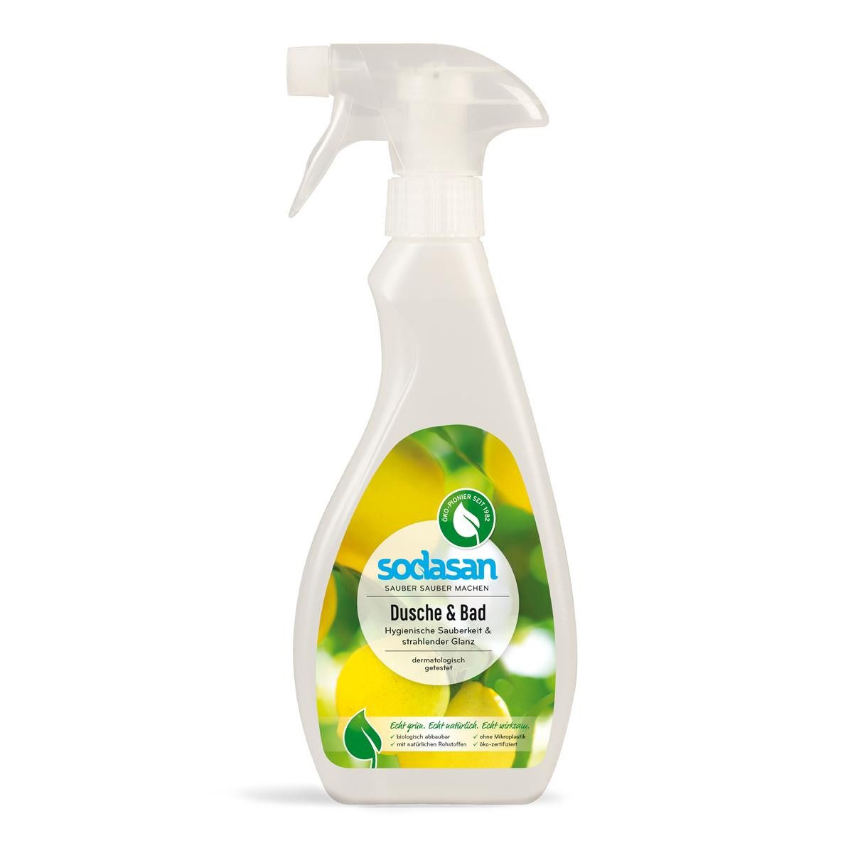 Sodasan Dusche & Bad Reiniger 0,5L hygienische Sauberkeit (1er Pack) Badreiniger