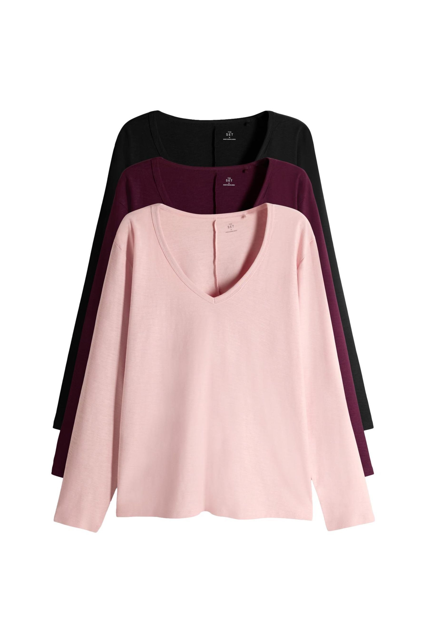 The Set Langarmshirt The Set Langarmshirts günstig online kaufen