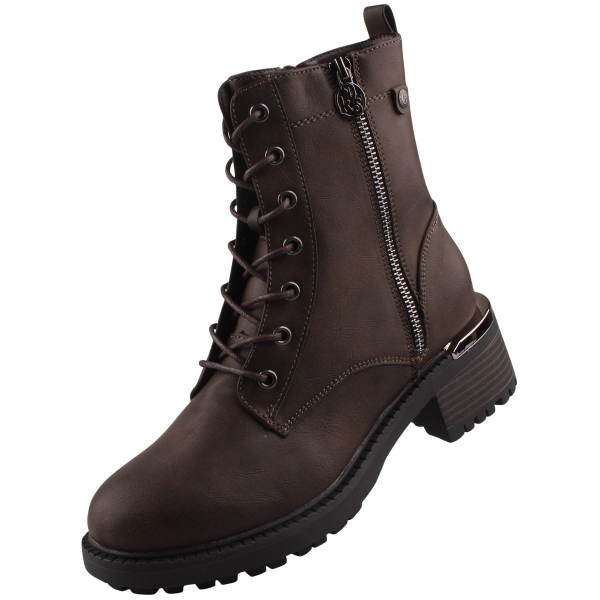 Dockers by Gerli 59DP202-610380 Stiefelette Schnür-Stiefel mit metallischen Akzenten