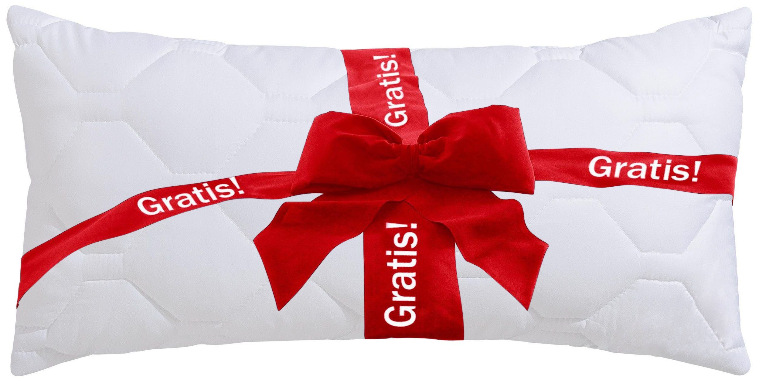 my home Microfaserbettdecke Corella, Bettdecke 135x200 cm, mit Gratis-Kisse günstig online kaufen