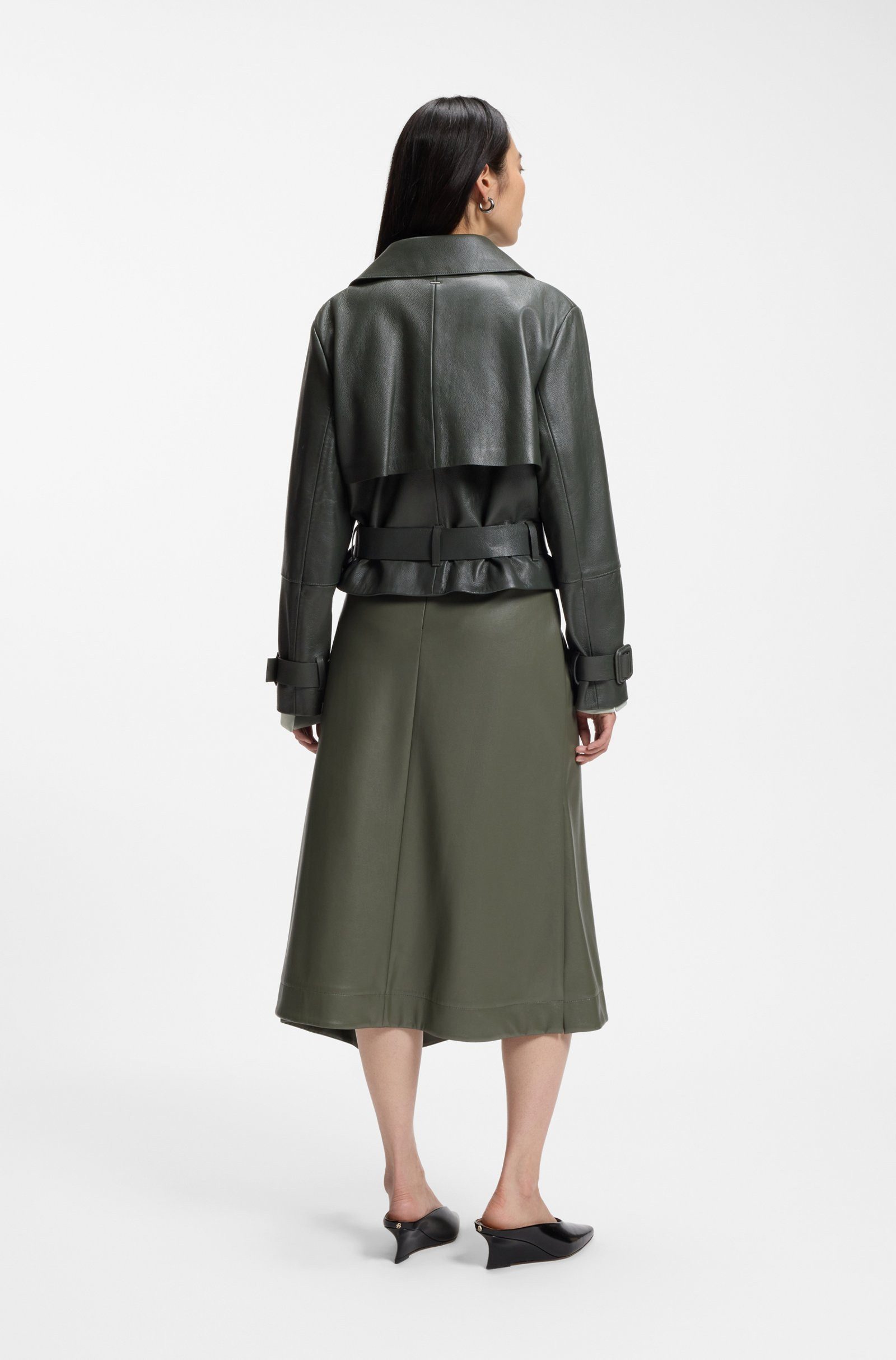 BOSS Lederjacke Satela (1-St)