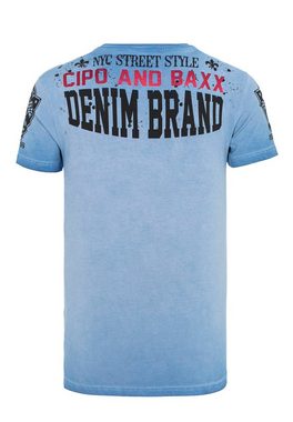 Cipo & Baxx T-Shirt mit coolem Print