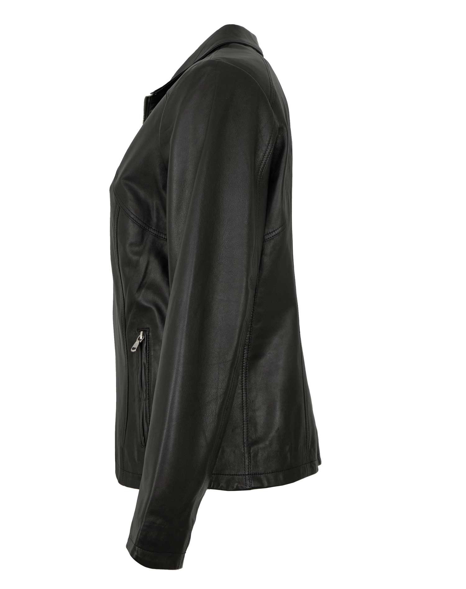 Maddox Lederjacke Diana MADDOX - Damen Lederjacke Lammnappa schwarz günstig online kaufen