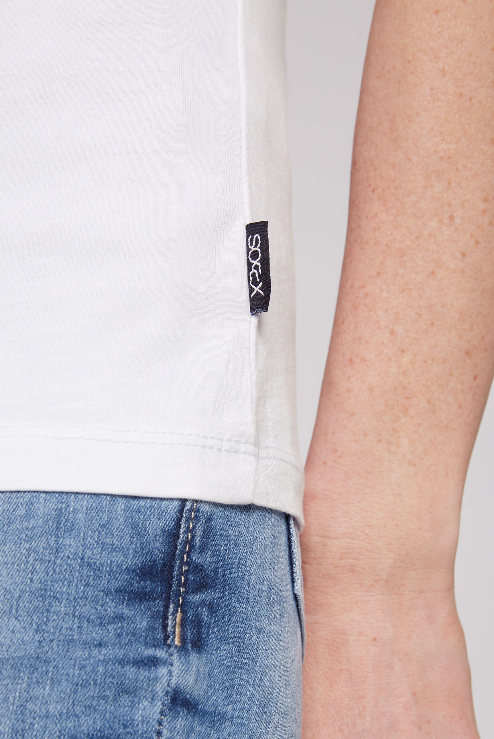 SOCCX Rundhalsshirt aus Baumwolle