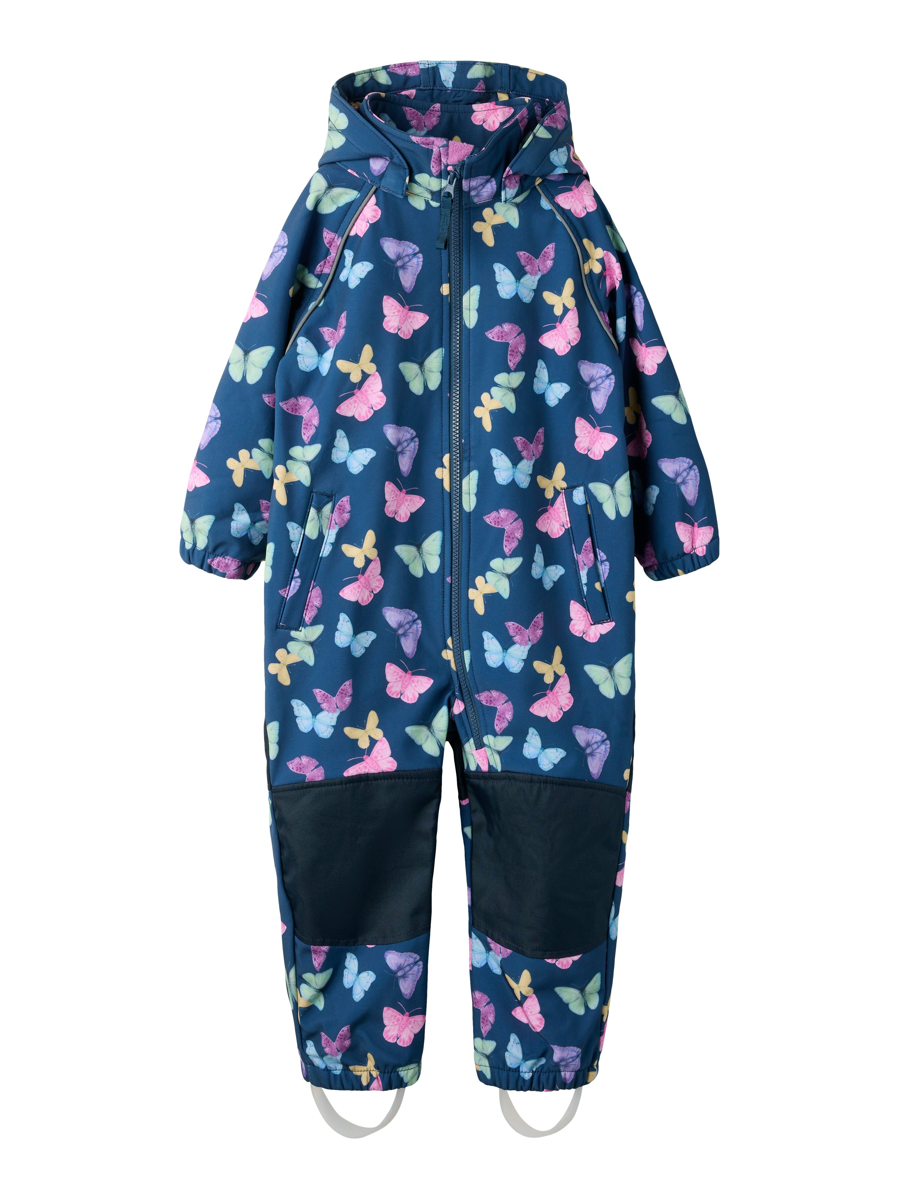 Name It Softshelloverall NMFALFA08 SOFTSHELL SUIT AOP 1FO NOOS mit verstellbarer und abnehmbarer Fußschlaufe
