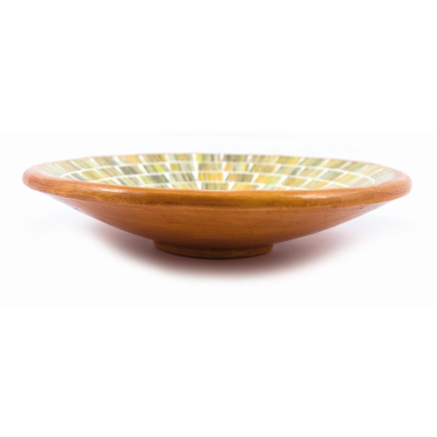El Puente Schale Schale "Sun", Handmade, Glas/Ton / Terrakotta, Handmade