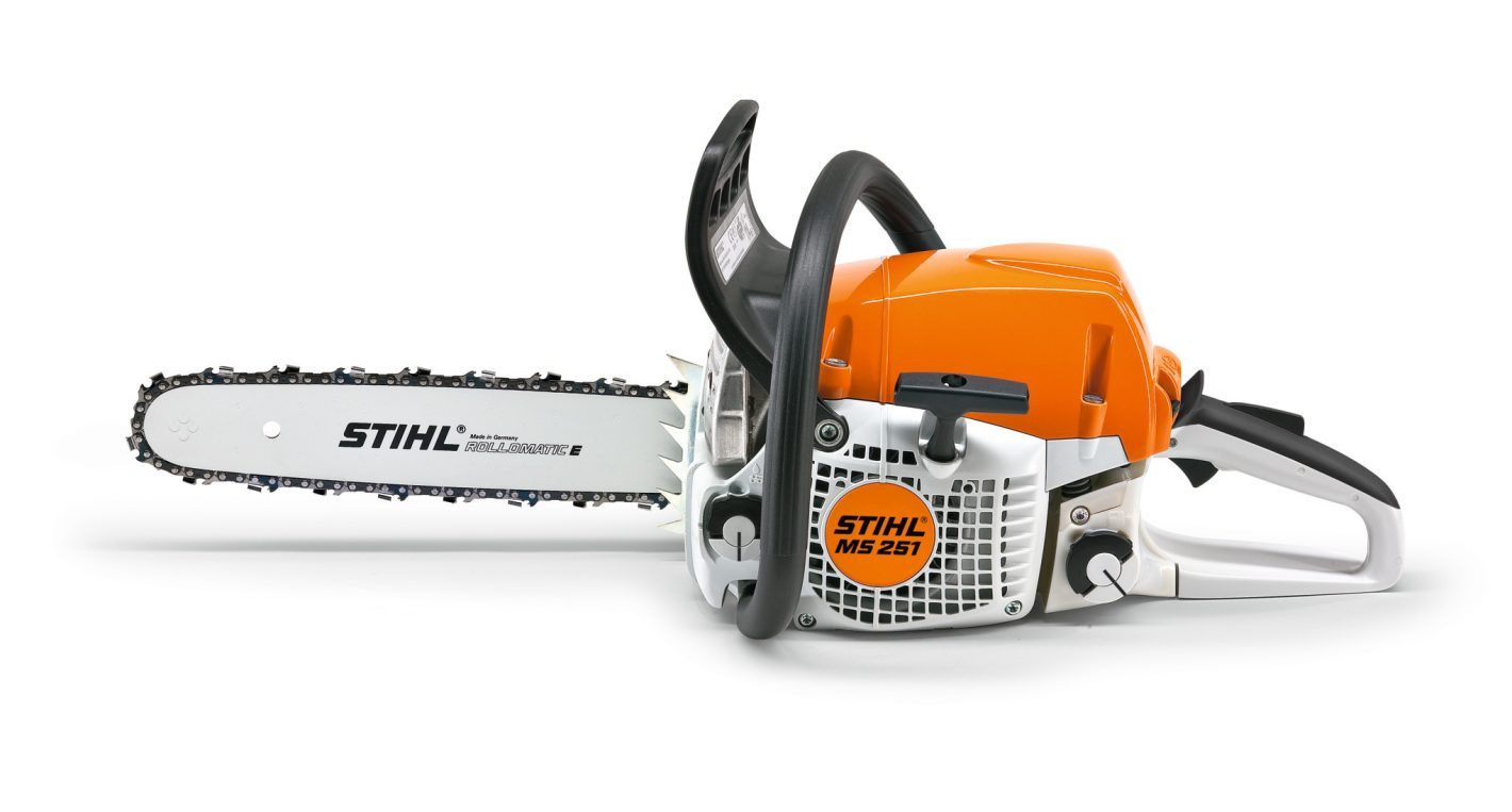 STIHL Benzin-Kettensäge STIHL MS 251 Kettensäge 35 cm, 35 cm Schwertlänge, Hohe Schnittleistung