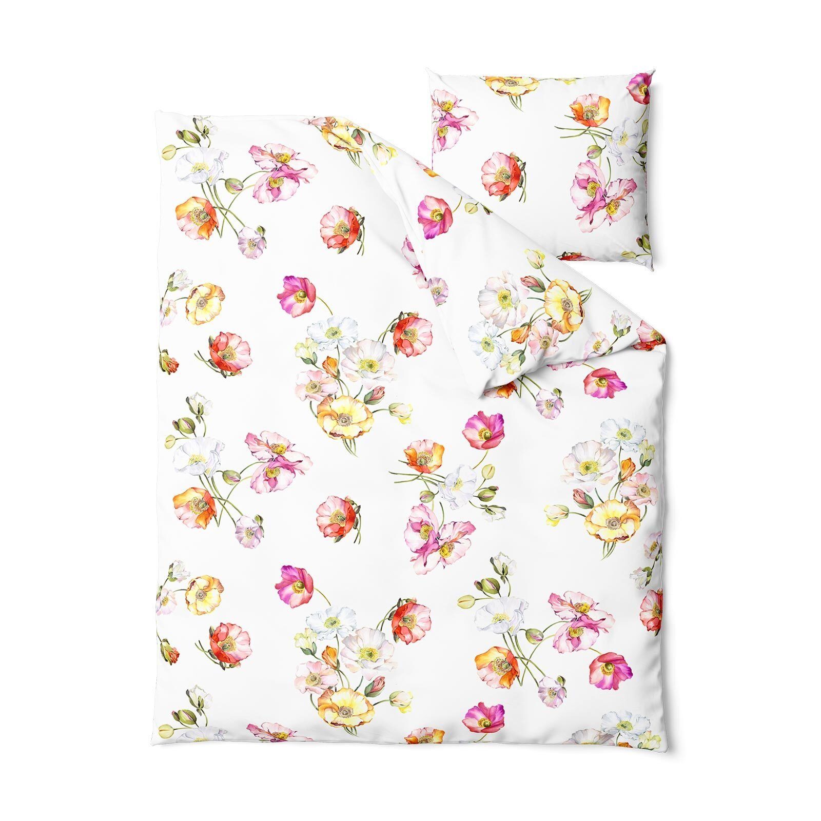 TRAUMSCHLAF Bettwäsche Mohnblume, Jersey, 2 teilig, günstig online kaufen