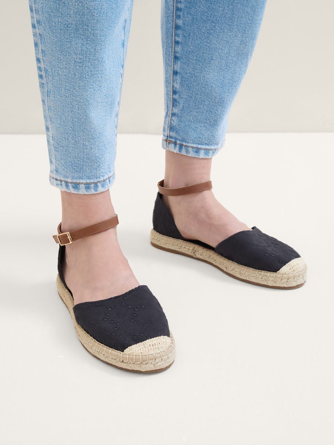 TOM TAILOR Slipper aus Baumwolle Slipper günstig online kaufen