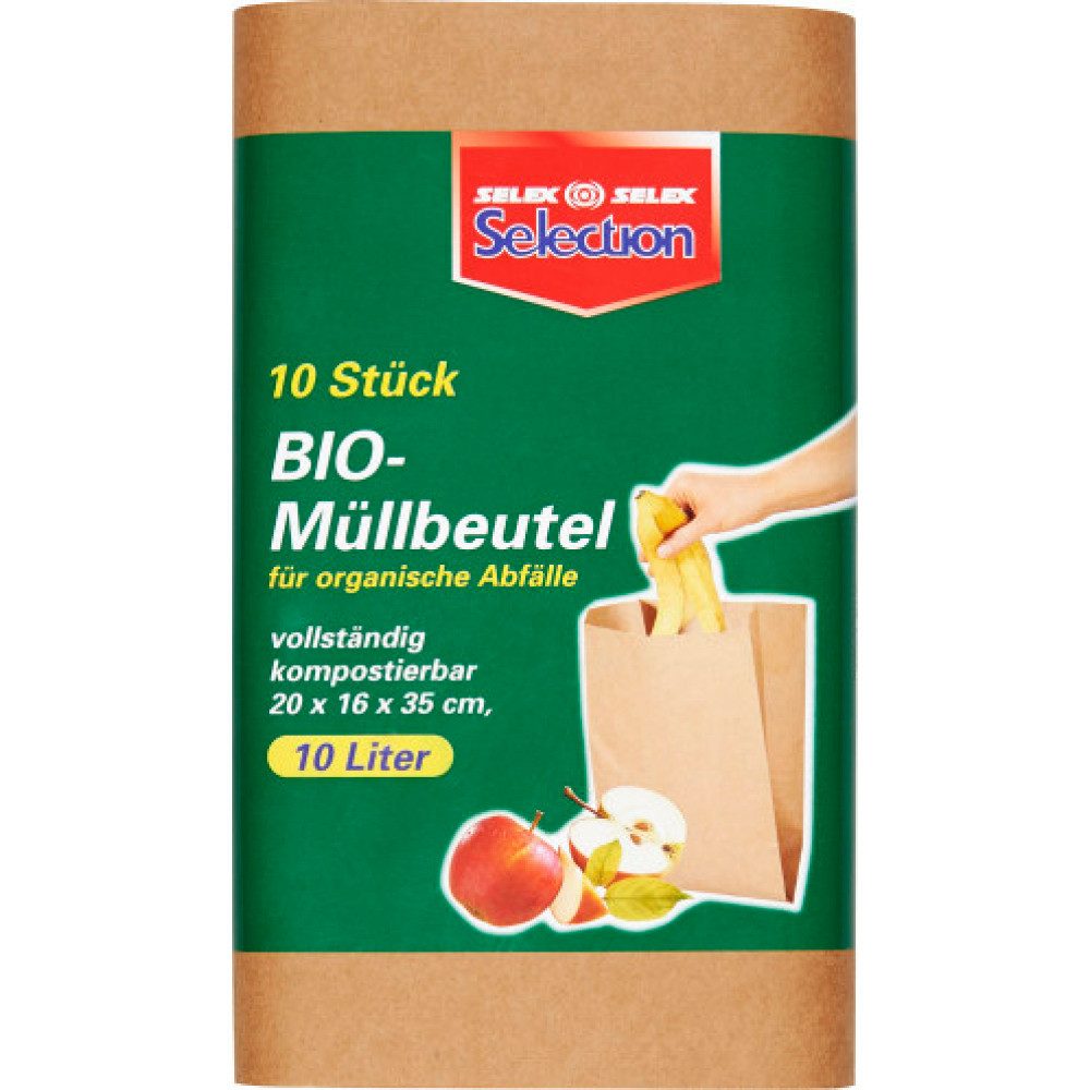Selection Müllbeutel Selection Bio Müllbeutel Papier 10 Stück