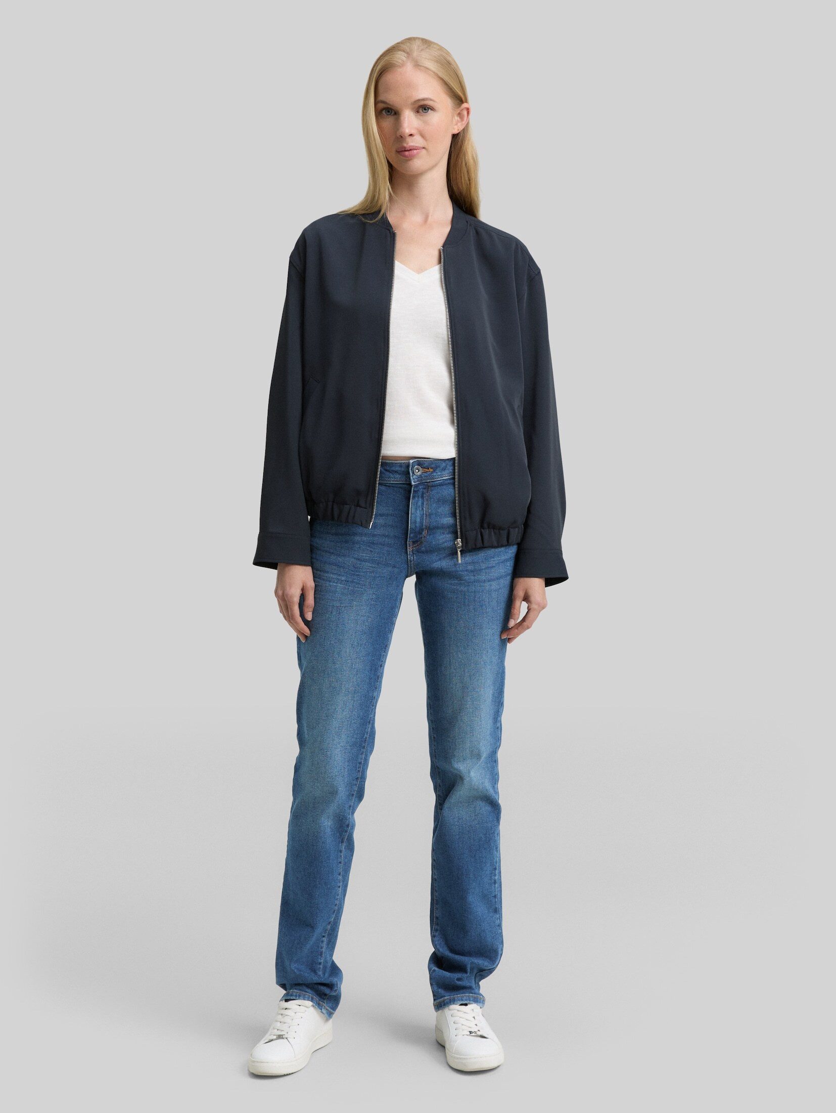 TOM TAILOR Straight-Jeans Jeanshosen TTLIVA STRAIGHT Jeans mit Stretch – Bild 2 von 5