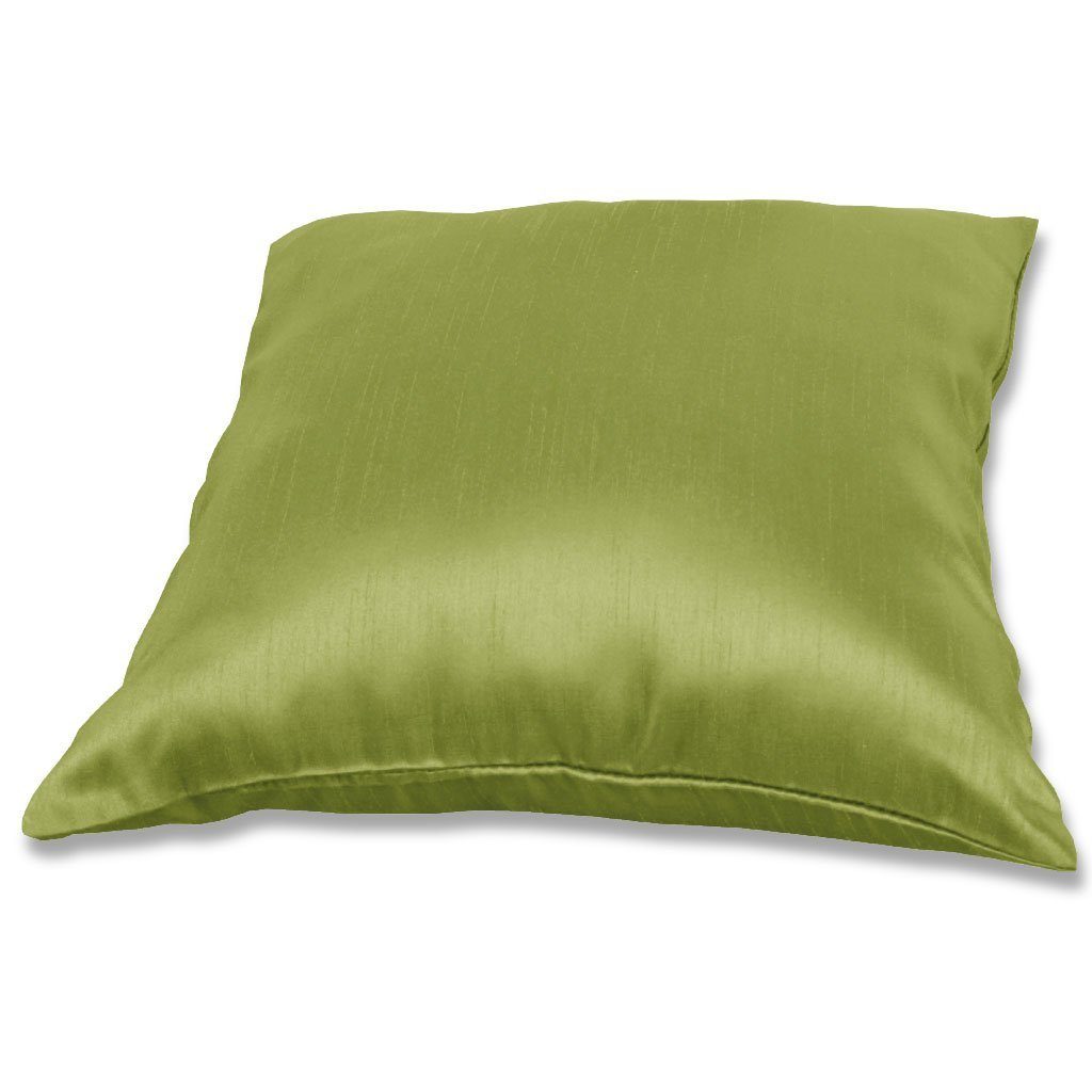Arsvita, Größen) Kissenbezüge, (viele Glanzoptik Innenkissen Grün einem versch. Kissenbezug (Dekokissen), wahlweise mit