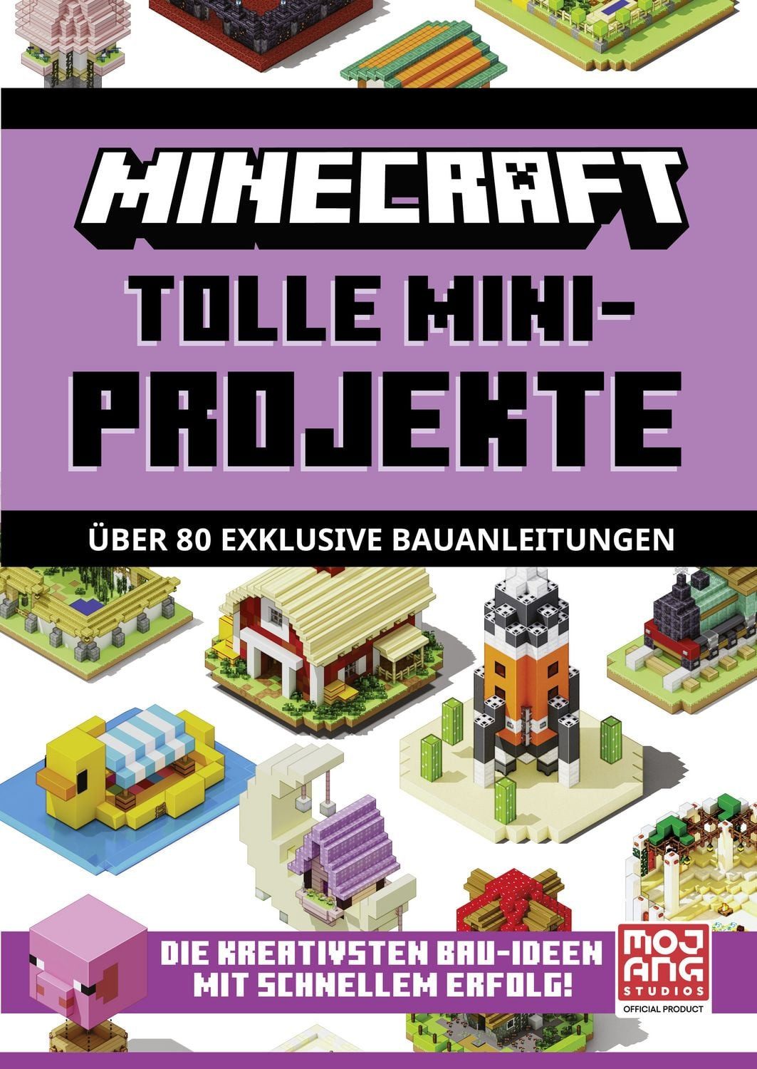 Minecraft Tolle Mini-Projekte (Schuber) / Mojang AB, Minecraft, Praktischer Schuber mit über 80 kleinen Bau-Projekten im Minecraft Kreativmodus, Schritt für Schritt zum Erfolg, Geschenk-Idee für Kinder ab 8 Jahren